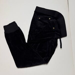 Juicy Couture Black Drawstring Pants
